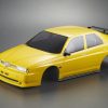 Rc Car Shell & Accessories | Parts KillerBody Killerbody 1/10 Alfa Romeo 155 Gta Yellow Painted Body Shell W/ Light Bucket Assembly