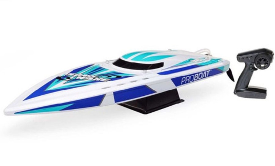 Boats ProBoat Sonicwake V2 36" Self-Righting, Brushless 50+ Mph, White: Rtr By Proboat