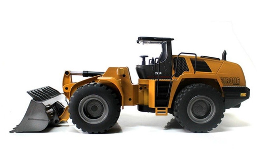 Cars/Tanks Huina Huina 1583 Alloy Remote Control Rc Wheel Loader 1:14 Scale Metal Model ( Total Weight 8 Kg)