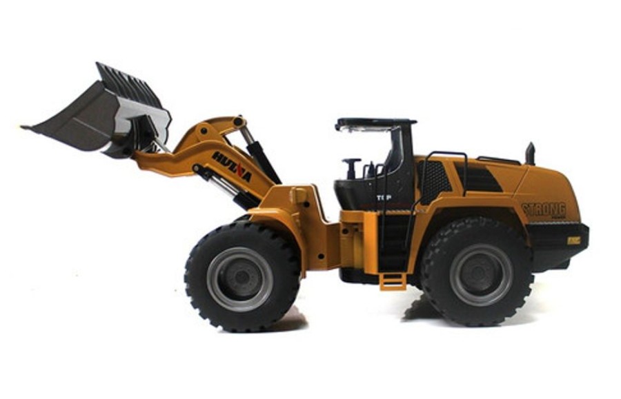 Cars/Tanks Huina Huina 1583 Alloy Remote Control Rc Wheel Loader 1:14 Scale Metal Model ( Total Weight 8 Kg)