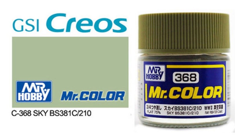 Mr. Hobby Paint | Accessories Mr Hobby Gunze - C368 Mr Color Sky Bs381C/450