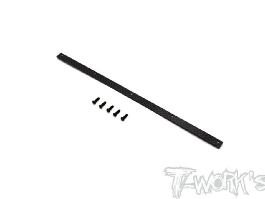 Offroad Racing Accessories | Parts T-Works T-Works Graphite Type B 1/8 Buggy Wing Wickerbill (For T-Work'S Wings)