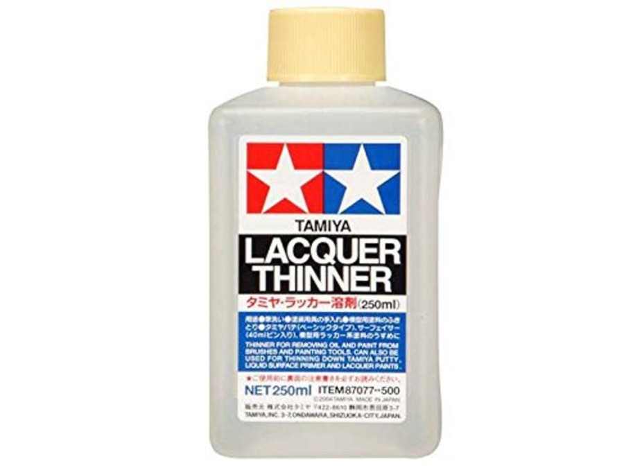 Thinner, Cleaner & Other | Accessories Tamiya Tamiya Lacquer Thinner - 250Ml [87077]