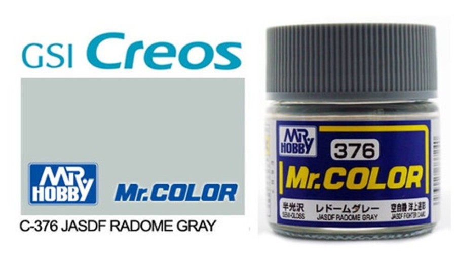 Mr. Hobby Paint | Accessories Mr Hobby Gunze - C376 Mr Color Jasdf Radome Gray