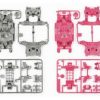 Parts Tamiya Tamiya - Ms Chassis Set Silver/Pink [95235]