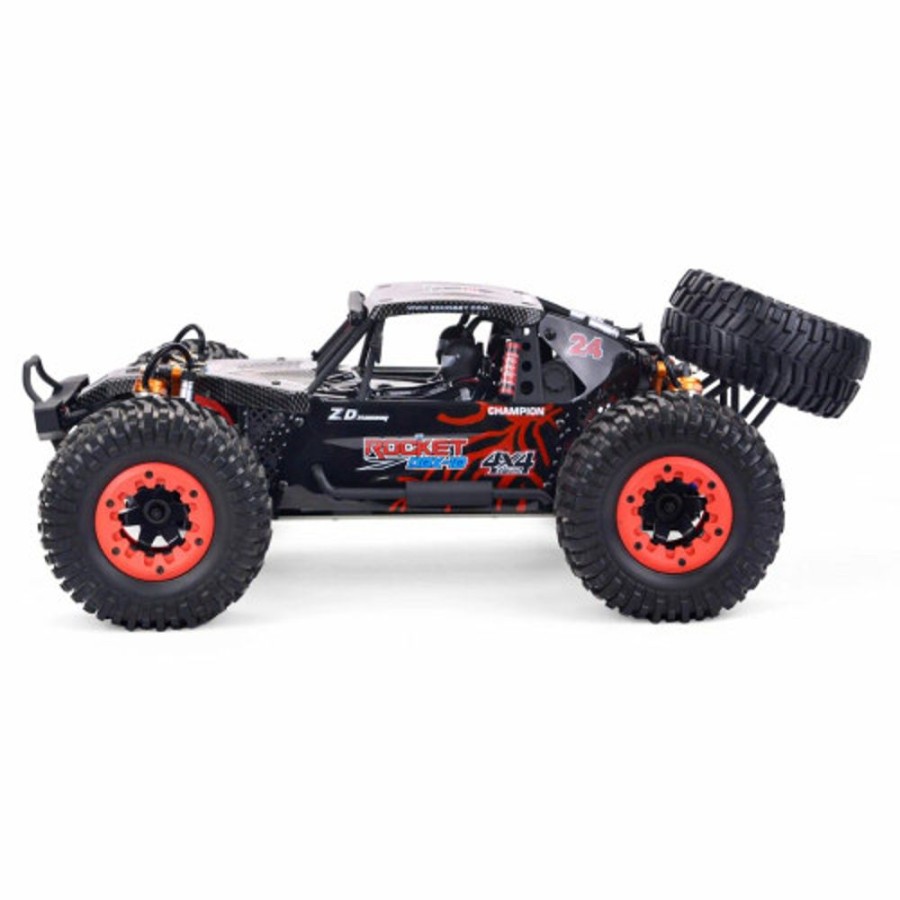 Cars/Tanks ZD Racing Zd Racing Dbx 101 1/10 4Wd Desert Truck Brushless Models 80Km/H W/ Spare Tire - Red