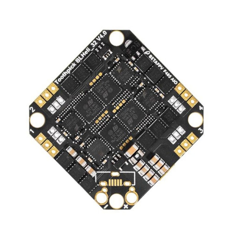 Flight Controller | Parts BetaFPV Betafpv Toothpick F405 2-4S Aio Brushless Flight Controller 20A (Blheli_32) V4