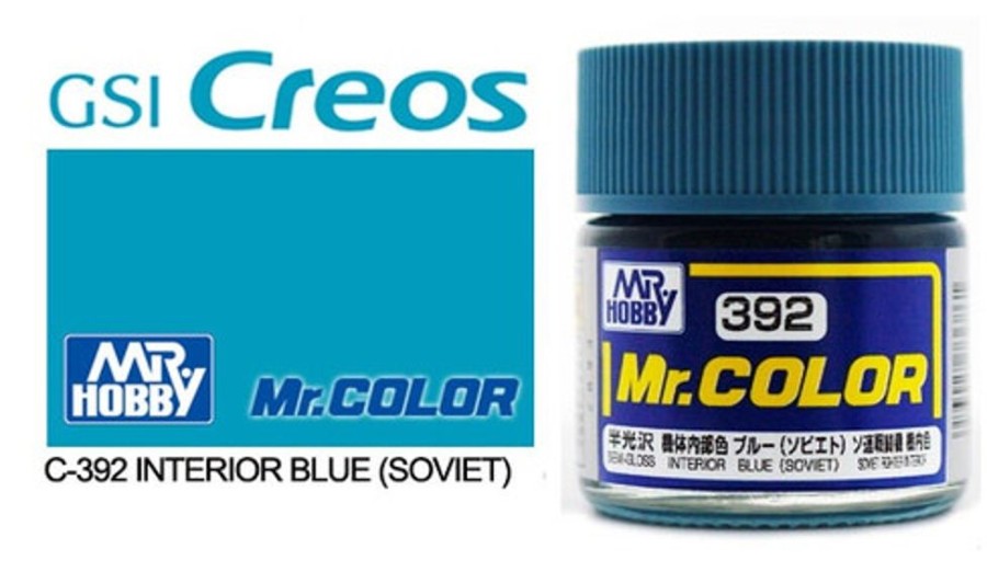 Mr. Hobby Paint | Accessories Mr Hobby Gunze - C392 Mr Color Russian Interior Blue (Soviet)