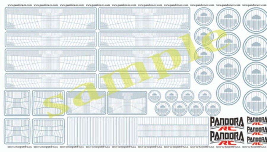 Rc Car Shell & Accessories | Parts Pandora 3D Graphic Decal Headlight [Vgp-604]