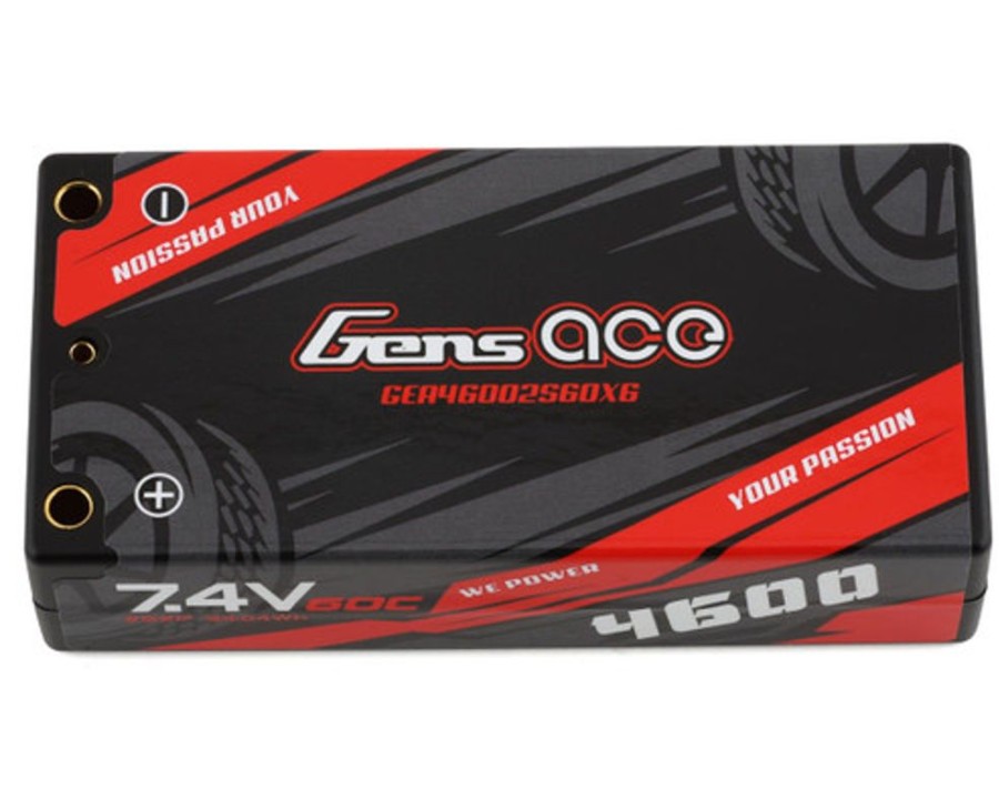 Lithium Polymer Batteries | Batt/Charger Gens Ace Gens Ace 4600Mah 7.4V 60C 34.04Wh Shorty Racing Pack (Banana To Xt60)