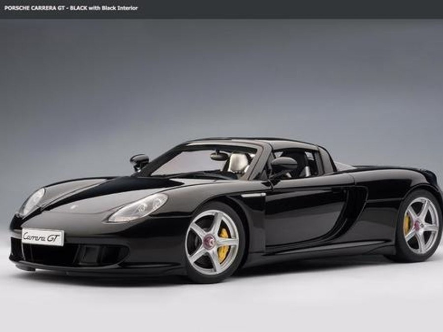 Model & Die-Cast AUTOart Auto Art 1/18 78047 Porsche Carrera Gt - Black With Black Interior