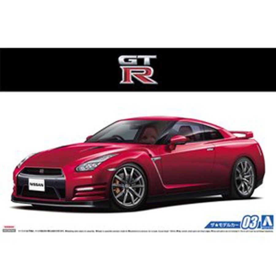 Cars | Model & Die-Cast Aoshima Aoshima - 1/24 The Model Car No.3 Nissan R35 Gt-R Pure Edition '14