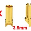 Plugs & Adapter | Accessories Amass Amass 3.5Mm Gold Plated Connectors ( Male + Female ) 5 Pairs