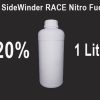 Accessories Sidewinder Sidewinder Race 20% Model Engine Fuel, On Road/Off Road, Non Ringed Engine, 12% Oil. 1L (Pick Up Only)