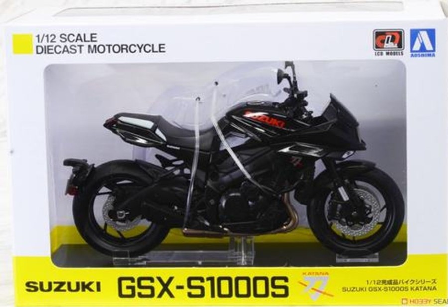 Model & Die-Cast Aoshima Aoshima - 1/12 Diecast Suzuki Gsx-S1000S Katana Glass Sparkle Black