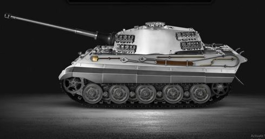 1:6 Scale | Cars/Tanks WARSLUG Warslug 1:6 Scale Full Metal Build King Tiger (Henschel Turret)