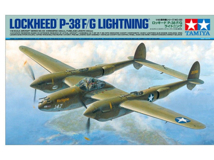 Aircraft | Model & Die-Cast Tamiya Tamiya - 1/48 Lockheed P-38 F/G Lightning [61120]