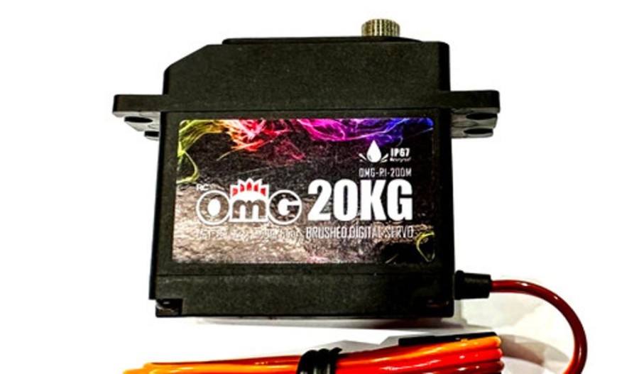 Omg Servos | Electronics OMG Omg 20Kg Stainless Steel Gear Servo Ip67 Waterpoor( Standard Size)