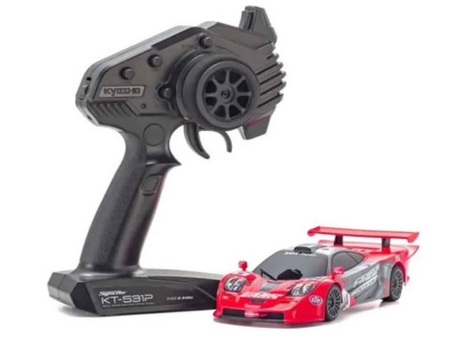 Cars/Tanks Kyosho Kyosho Mini-Z Mr03 Mclaren F1 Gt-R Grey/Pink Kyo32348La-B