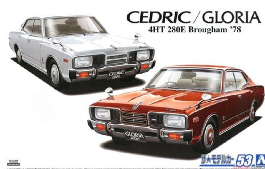 Cars | Model & Die-Cast Aoshima Aoshima - 1/24 Nissan P332 Cedric/Gloria 4Ht 280E Bloam `78