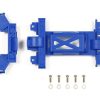 Parts Tamiya Tamiya - Jr Reinforced Gear Cover Blue Mini 4Wd Station Ms Chassis [95392]