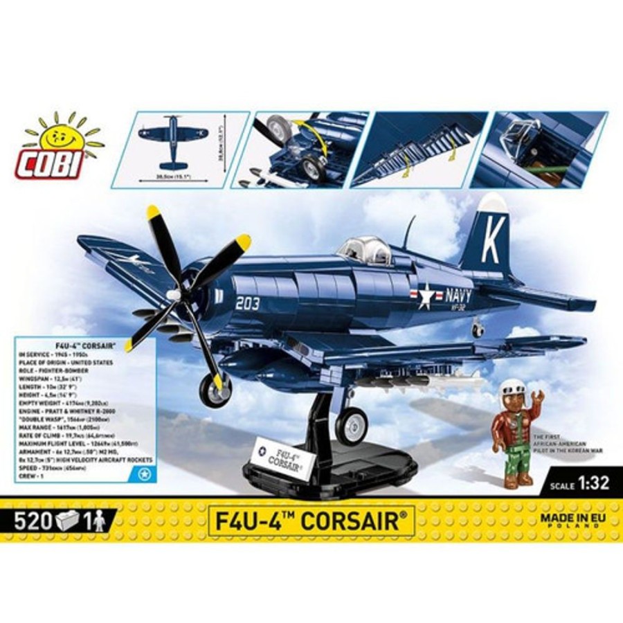 Model & Die-Cast Cobi Cobi-2417 | Hc Korean War /2417/ Vought F4U-4 Corsair 520 Pcs