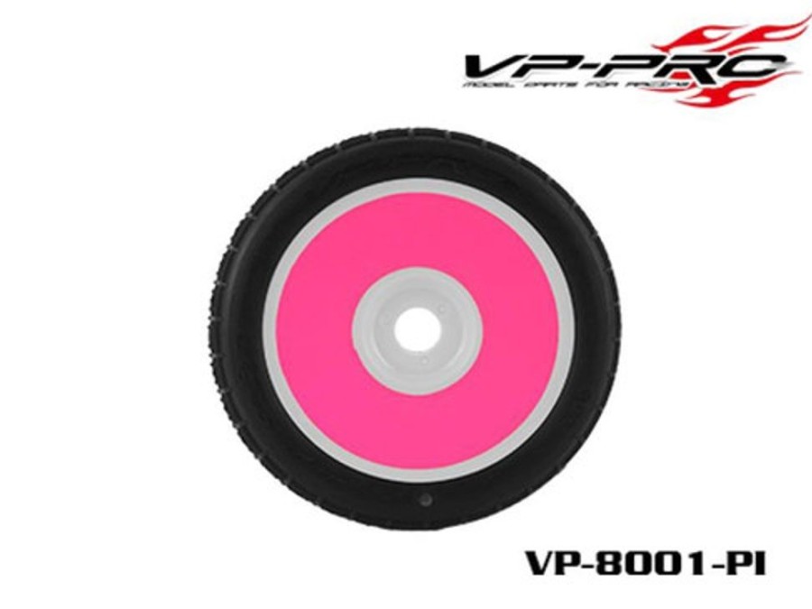 Offroad Racing Accessories | Parts VP-PRO Vp-Pro 1/8 Wheel Stickers - Pink (12 Pcs)