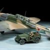 Aircraft | Model & Die-Cast Tamiya Tamiya 1/48 Ilyushin Il-2 Shturmovik & Gaz-67B Set [25212]