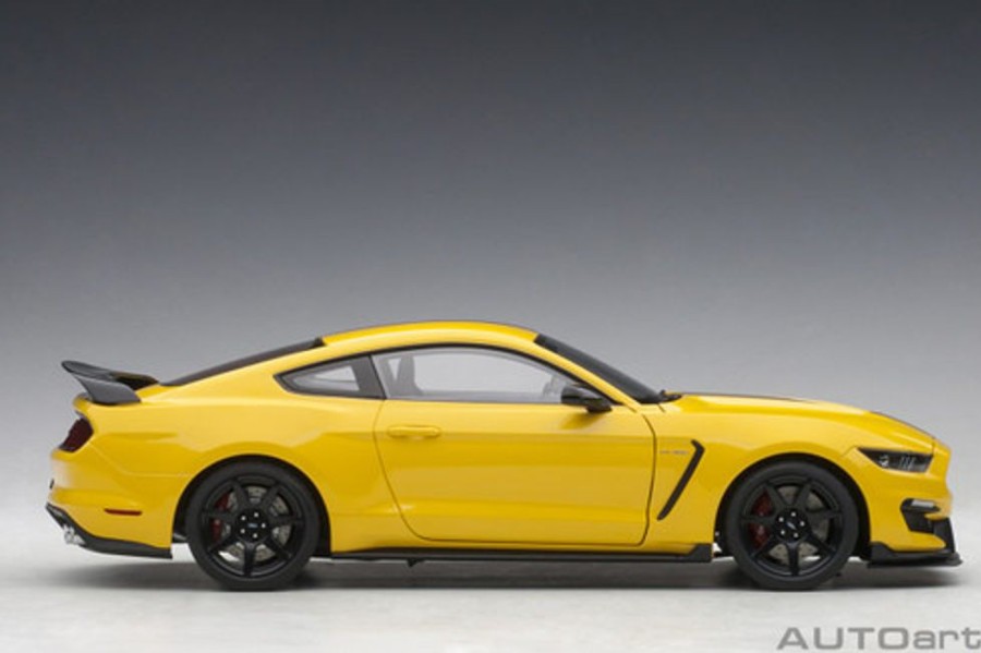 Model & Die-Cast AUTOart Auto Art 1/18 72932 Ford Mustang Shelby Gt-350R (Triple Yellow With Black Stripes)