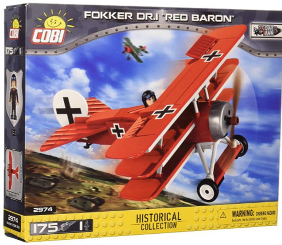 Model & Die-Cast Cobi Cobi - 2974 Fokker Dr.I "Red Baron' 175Pcs