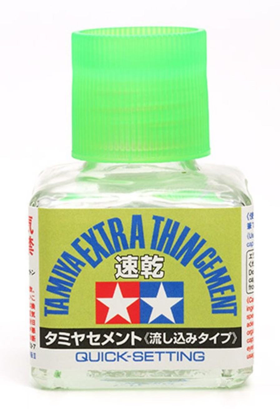 Glue | Accessories Tamiya Tamiya Extra Thin Cement (Quick-Setting) 40Ml