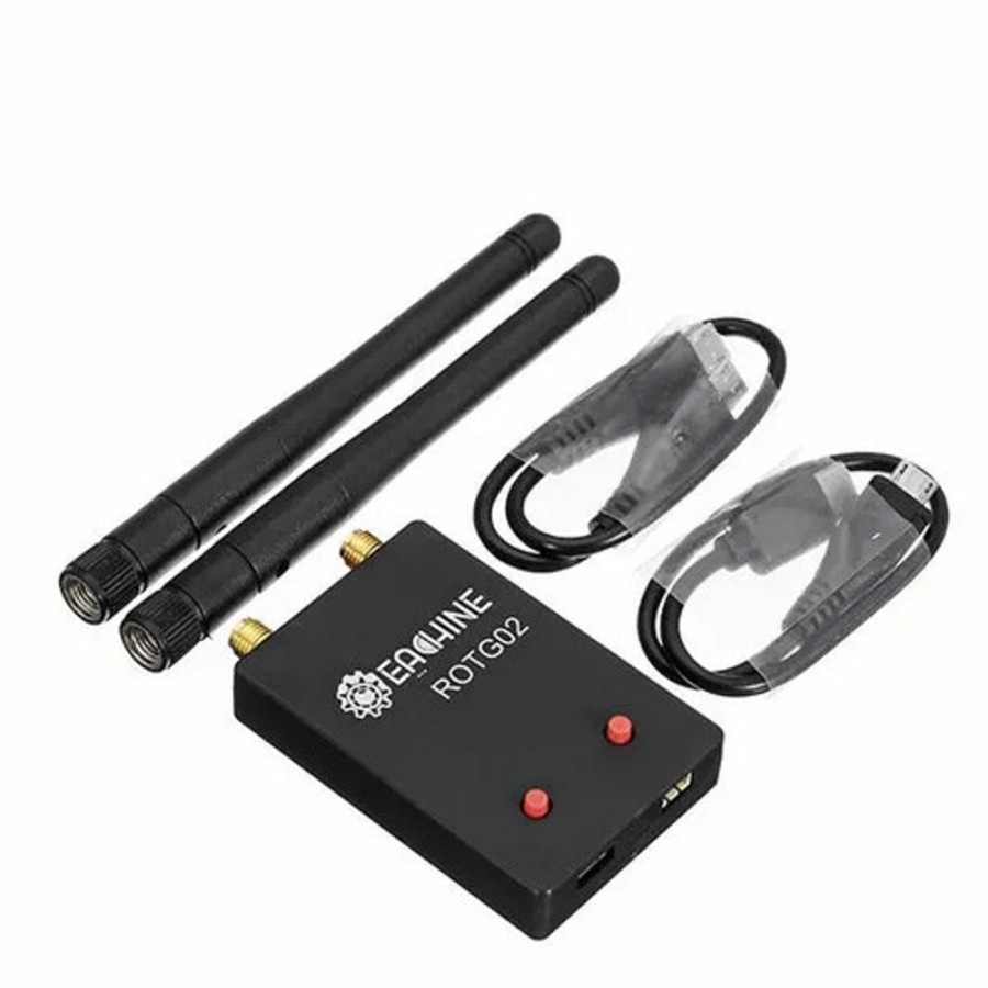 Video Tx & Rx | Electronics Eachine Eachine Rotg02 Uvc Otg 5.8G 150Ch Diversity Audio Fpv Receiver For Android Tablet Smartphone - Black