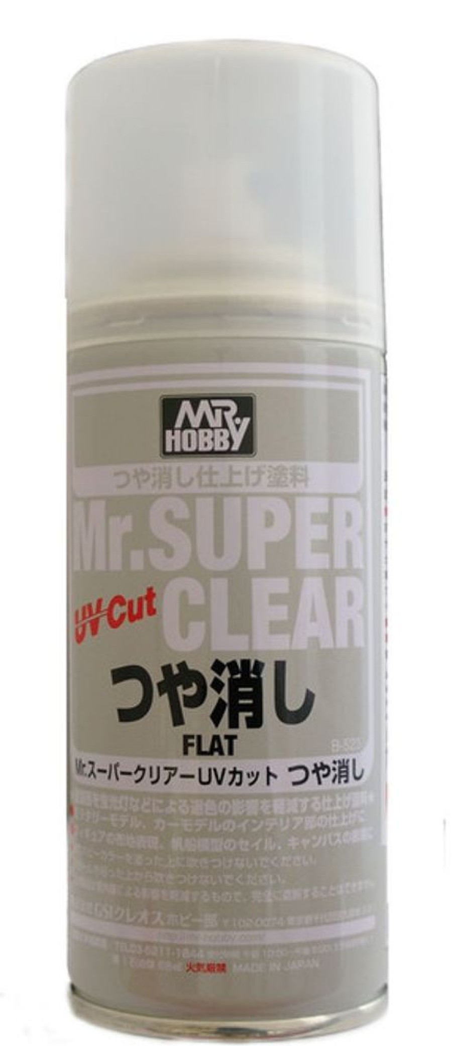 Mr. Hobby Paint | Accessories Mr Hobby Gunze - B523 Mr Super Clear Uv Cut Flat Spray