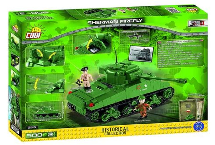 Model & Die-Cast Cobi Cobi - Small Army 2515 - Sherman Firefly 630Pcs