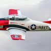 Planes FMS Fms T-28 Trojan V4 Red 1400Mm (55") Wingspan - Pnp