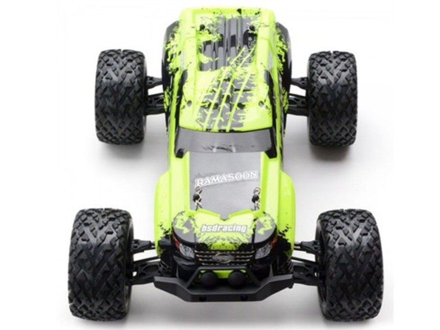 Off-Road | Cars/Tanks BSD Bsd Bs915T Ramasoon 1/10 4Wd Brushless Rtr Monster Truck Green Colour W/ G.T. Power V6 Balance Charger