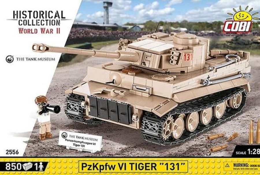 Model & Die-Cast Cobi Pzkpfw Vi Tiger 131 Tank 850 Pcs