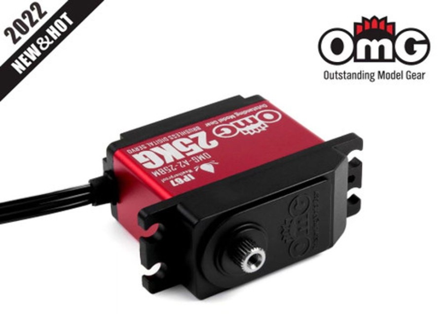 Omg Servos | Electronics OMG Omg High End 25Kg Brushless Standard Size Ip67 Water Proof Digital Servo