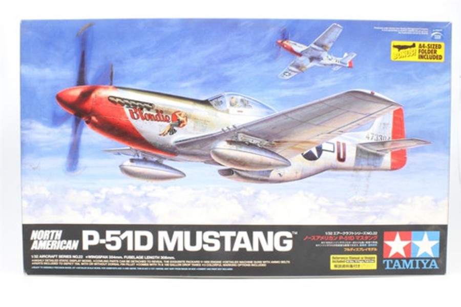 Aircraft | Model & Die-Cast Tamiya Tamiya - 1/32 North American P-51D Mustang Plastic Model Kit [60322]