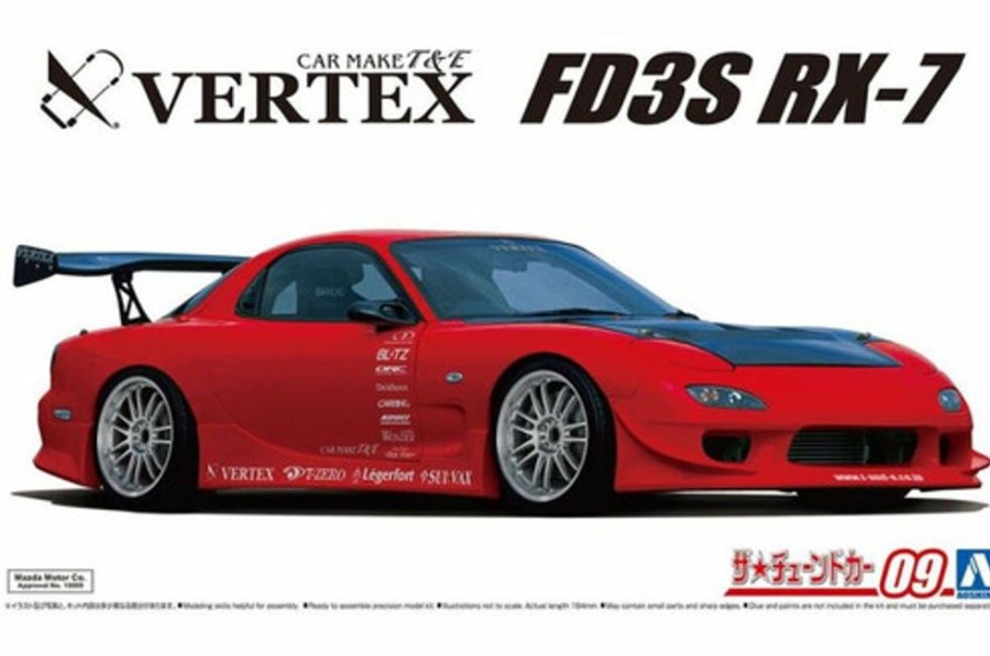 Cars | Model & Die-Cast Aoshima Aoshima 05839 1/24 Mazda Vertex Fd3S Rx-7 '09 Model Kit