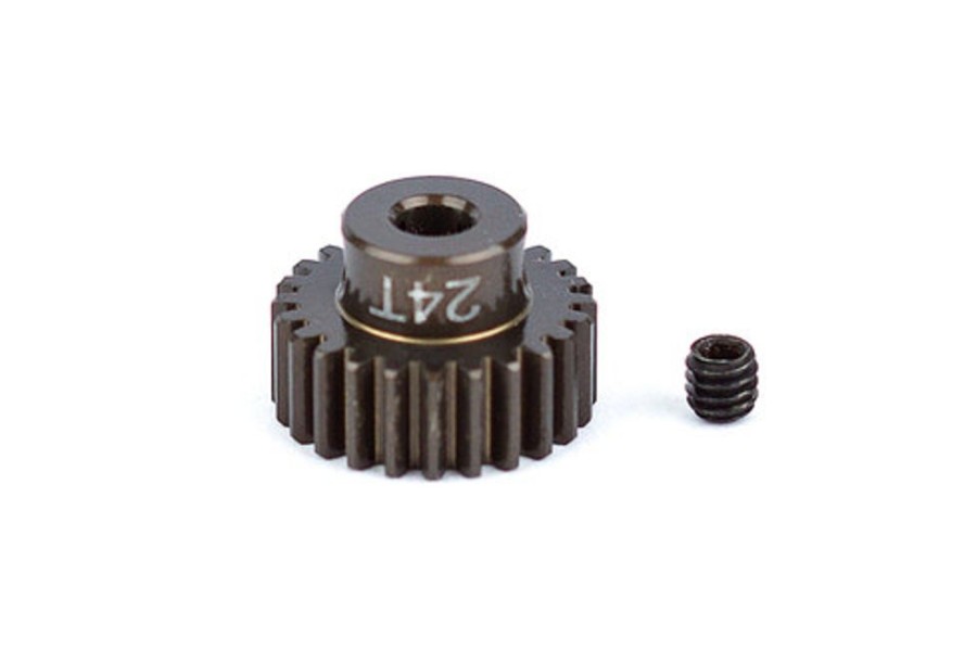 Pinion Gears | Parts Team Associated Team Associated Factory Team Aluminum 48P Pinion Gear (3.17Mm Bore) (24T)