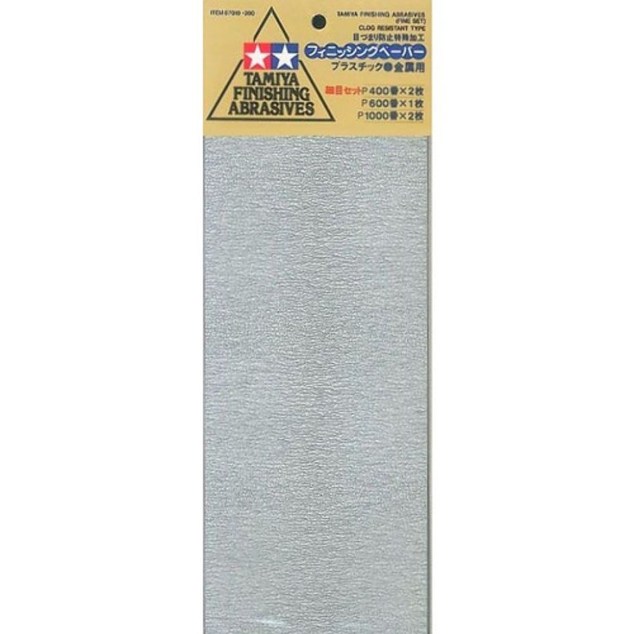 Thinner, Cleaner & Other | Accessories Tamiya Tamiya - Sand Paper Fine (P-400, P-600, P-1000) [87010]