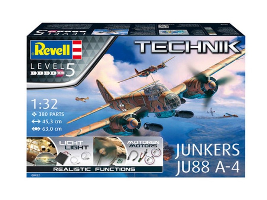 Aircraft | Model & Die-Cast Revell Revell - 1/32 Junkers Ju-88A-4 Technik Series Plastic Model Kit