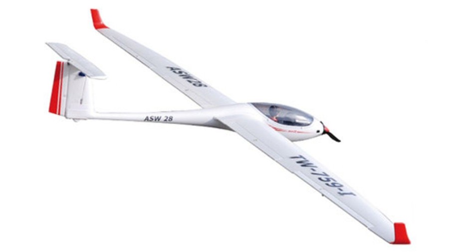 Planes Volantex Volantex Asw28 V2 Sloping 2540Mm Wingspan Epo Rc Sailplane Glider Pnp