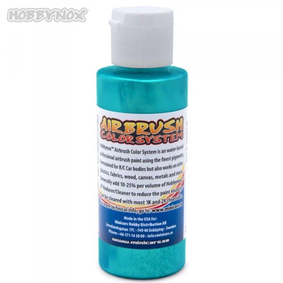 Hobbynox Paint | Accessories Hobbynox Hobbynox - Airbrush Color Iridescent Teal Green 60Ml