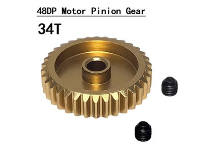 Drift Car Parts | Parts Hobby Station Hobby Staion Light Weight Motor Pinion Gear(34T) 48P