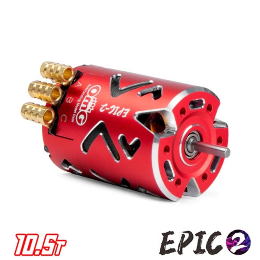 Surface | Electronics OMG Omg Epic-2 10.5T Professional Drift Motor - Red