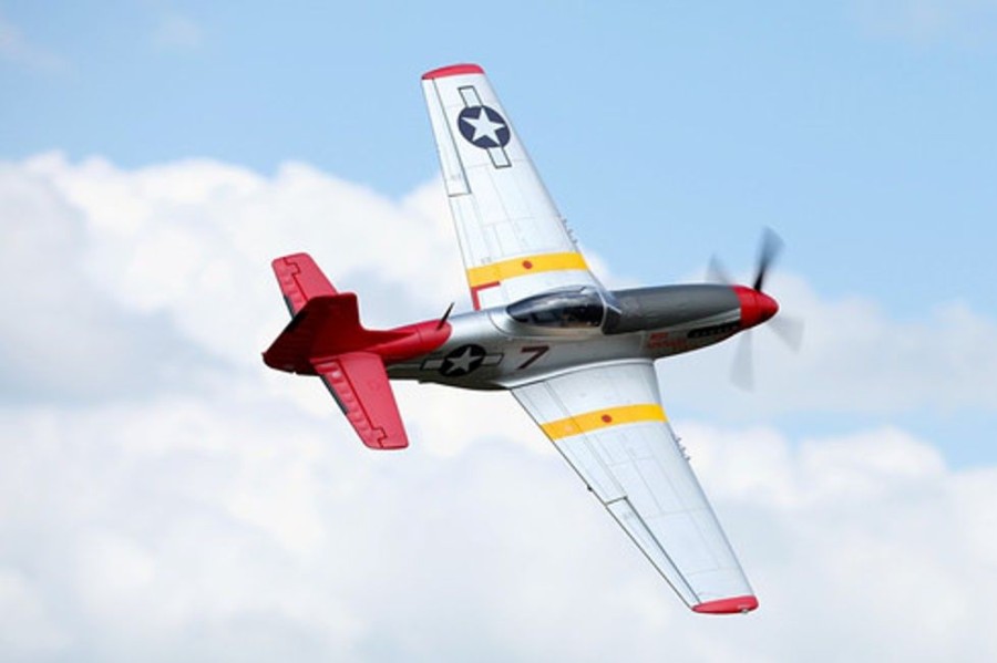 Planes FMS Fms 1700Mm P51-D 6S Red Tail Pnp With Reflex V2