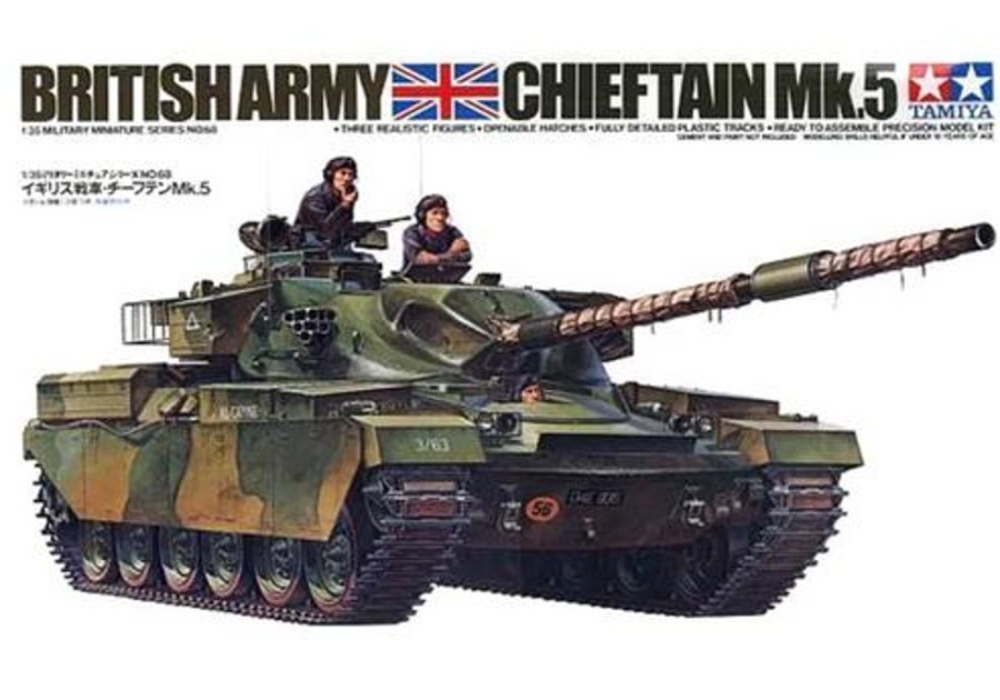 Military | Model & Die-Cast Tamiya Tamiya - 1/35 British Army Chieftain Mk.V Tank Mk.5 Wwii Plastic Model Kit [35068]