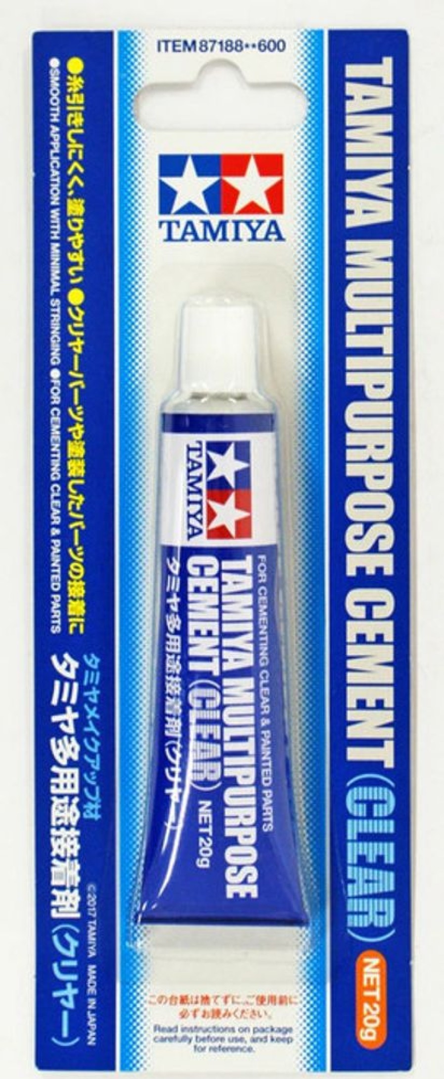 Glue | Accessories Tamiya Tamiya 87188 Multipurpose Cement (Clear) For Cementing Clear & Painted Parts